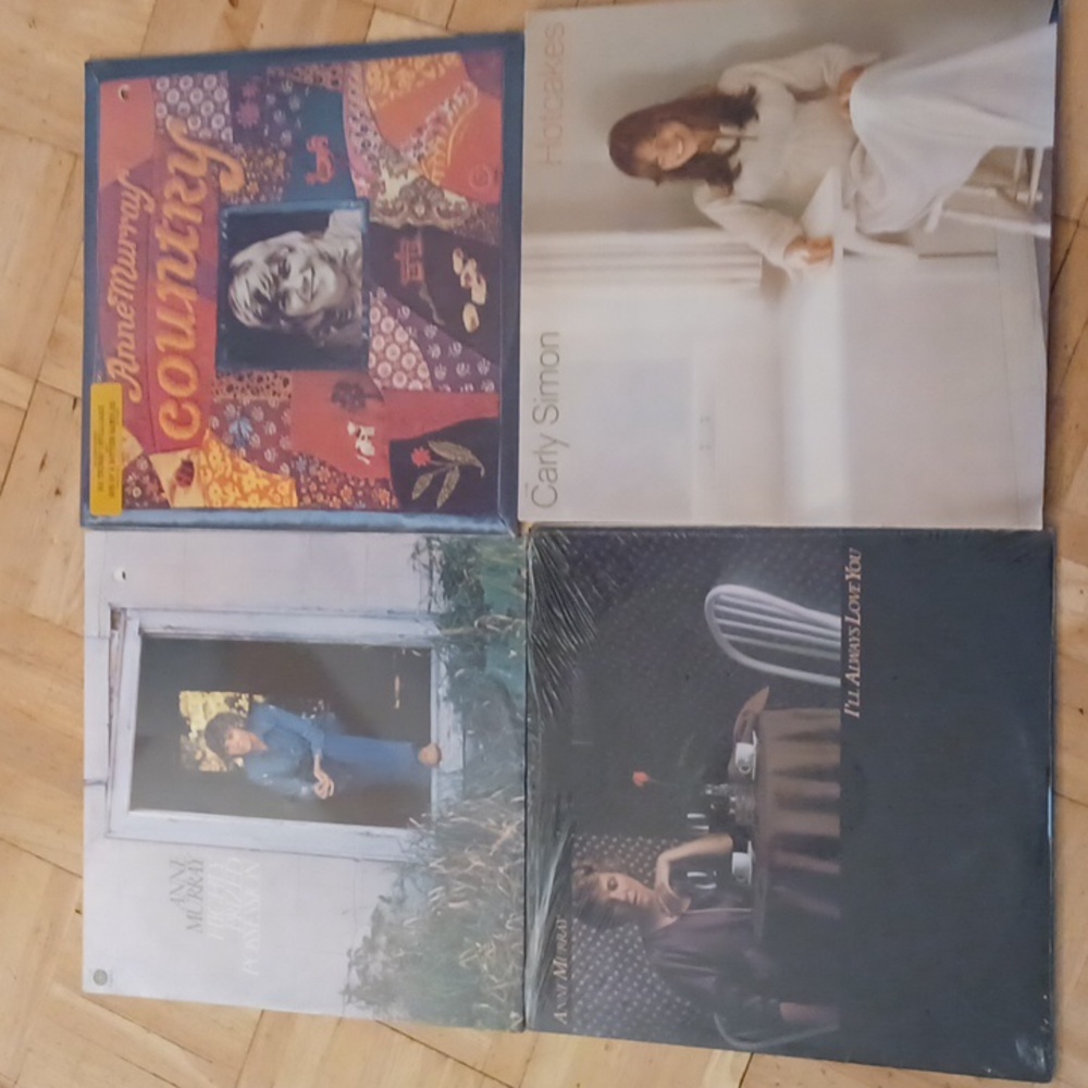 Anne Murry , Carly Simor vinyl record lp's 1970's music